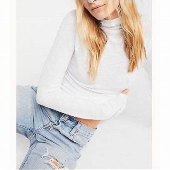 FREE PEOPLE | Make It Easy Thermal Turtleneck | Black - Picture 3 of 9